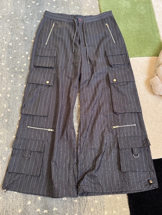 Cynthia Rowley Pants - Pinstripe Cargo Pant Cynthia Rowley